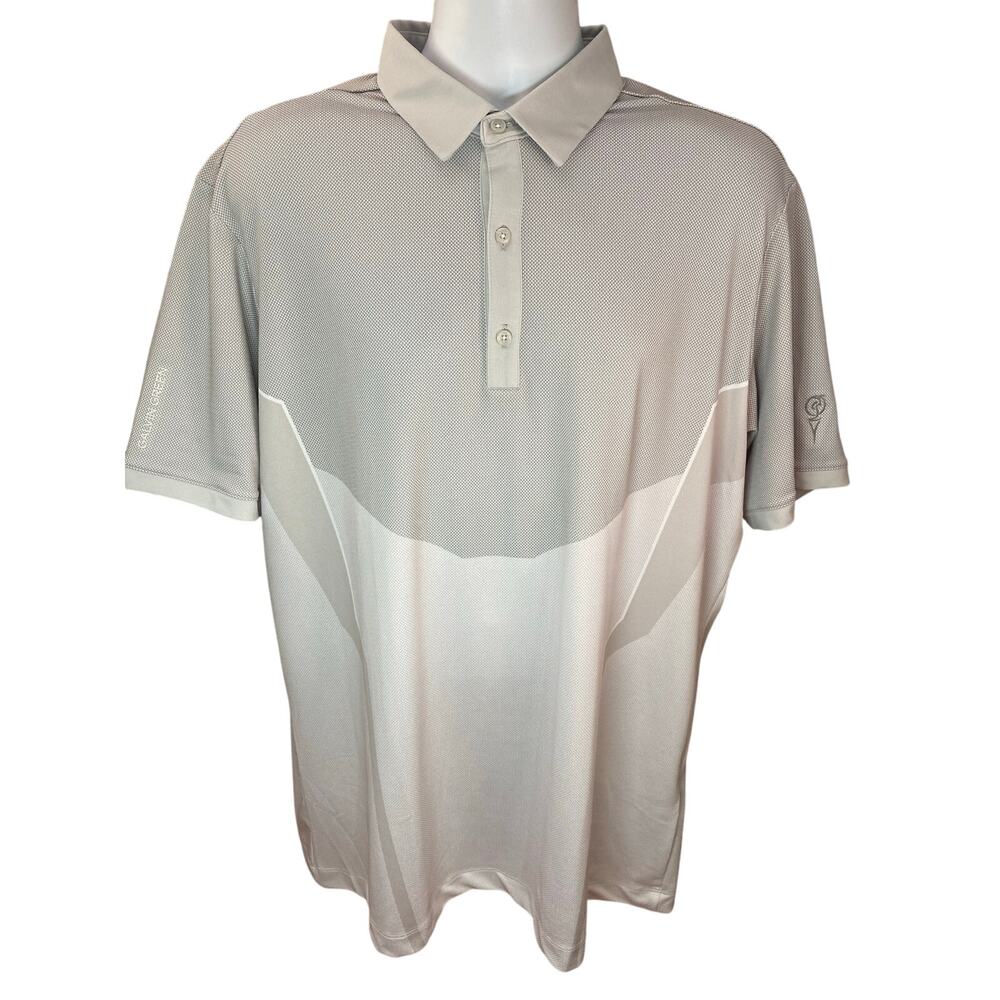 Galvin Green Mateus VENTIL8 PLUS Golf Polo Shirt Cool Grey Sharkskin Size 2XL